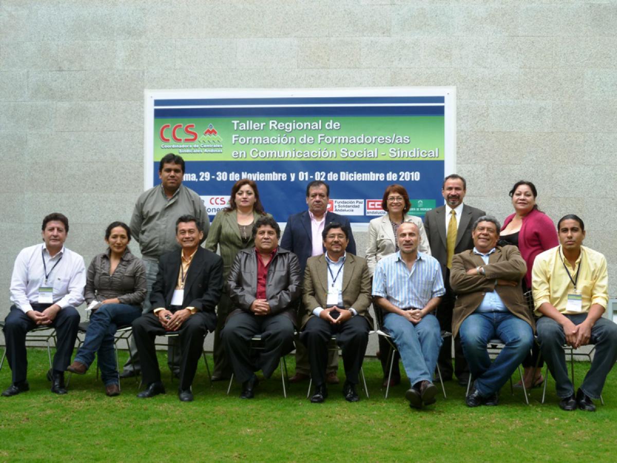 Proyecto "Fortalecimiento de los instrumentos de comunicacin de las centrales sindicales de la Coordinadora de Centrales Sindicales Andinas (CCSA)"